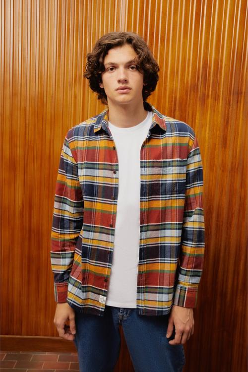  PAMUKLU EKOSELİ ODUNCU GÖMLEK