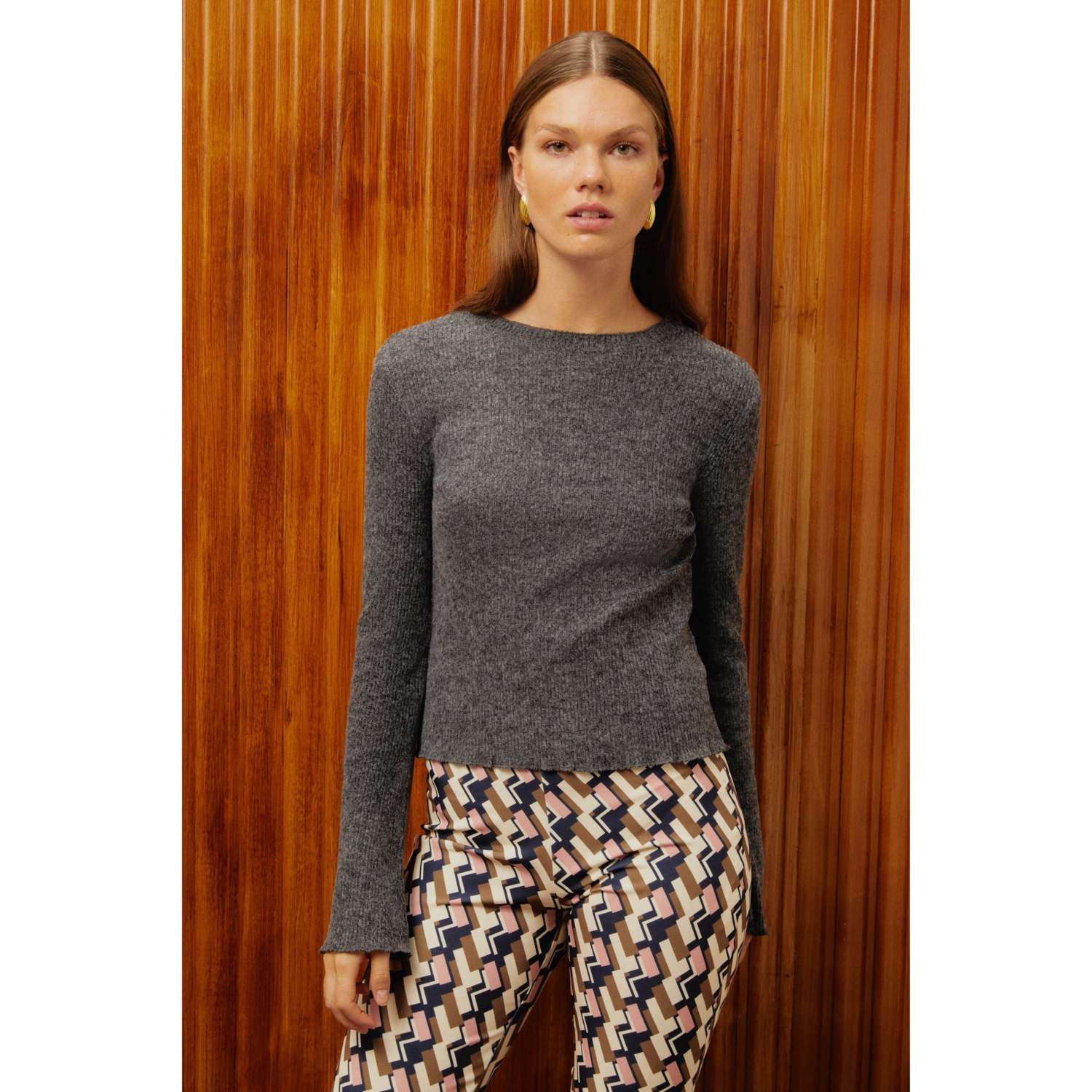 BİSİKLET YAKA BASIC BLUZ