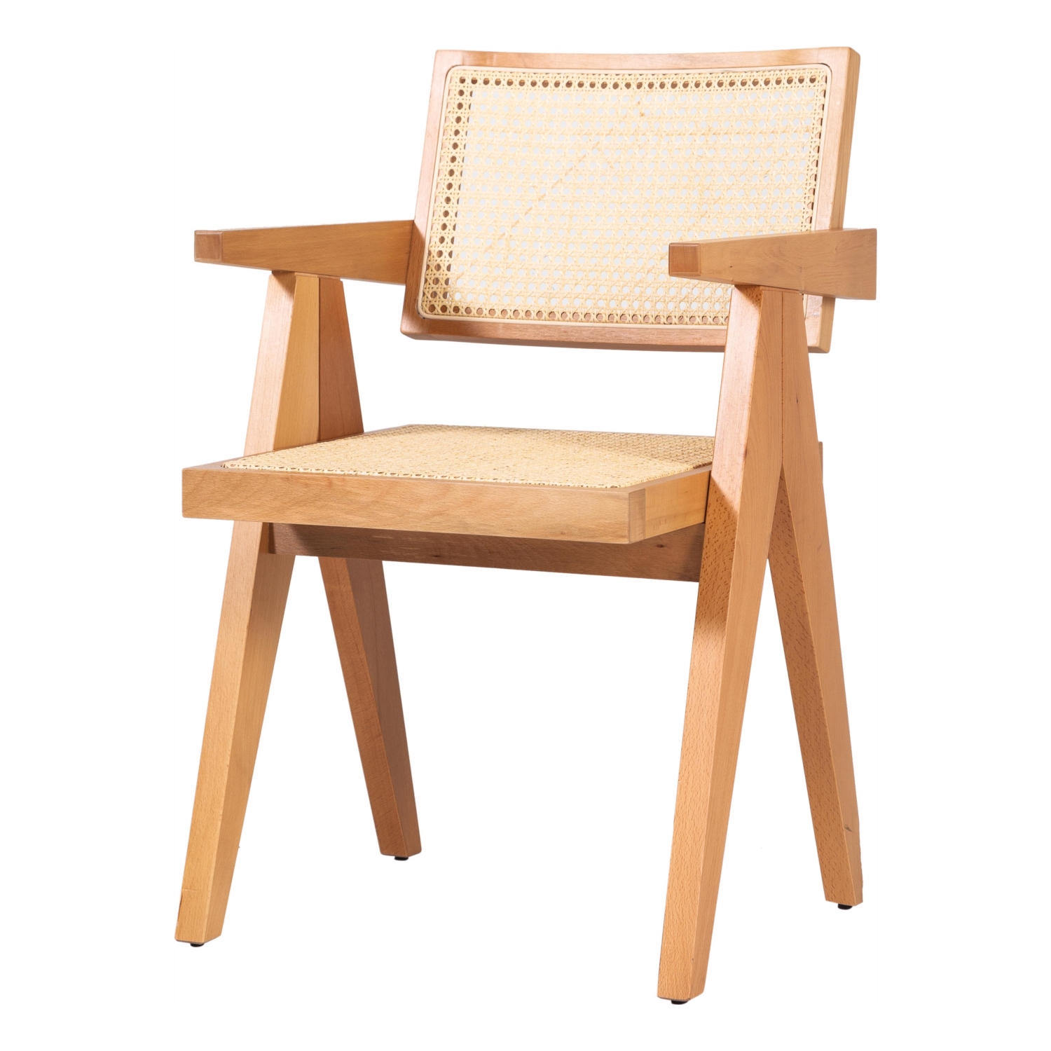 QUILE KOLÇAKLI SANDALYE  NATUREL