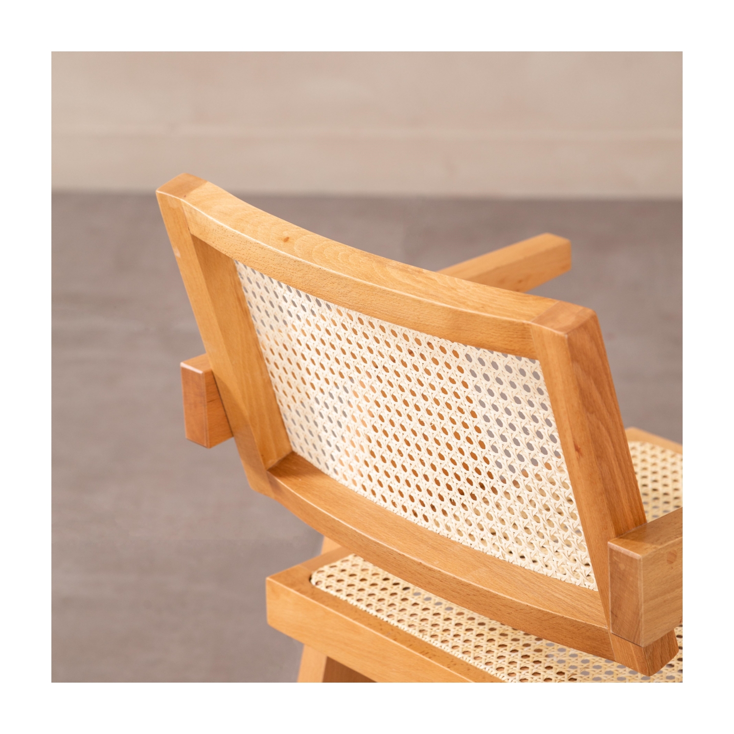 QUILE KOLÇAKLI SANDALYE  NATUREL