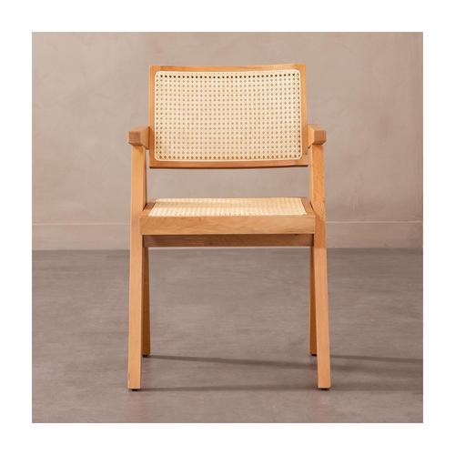  QUILE KOLÇAKLI SANDALYE  NATUREL