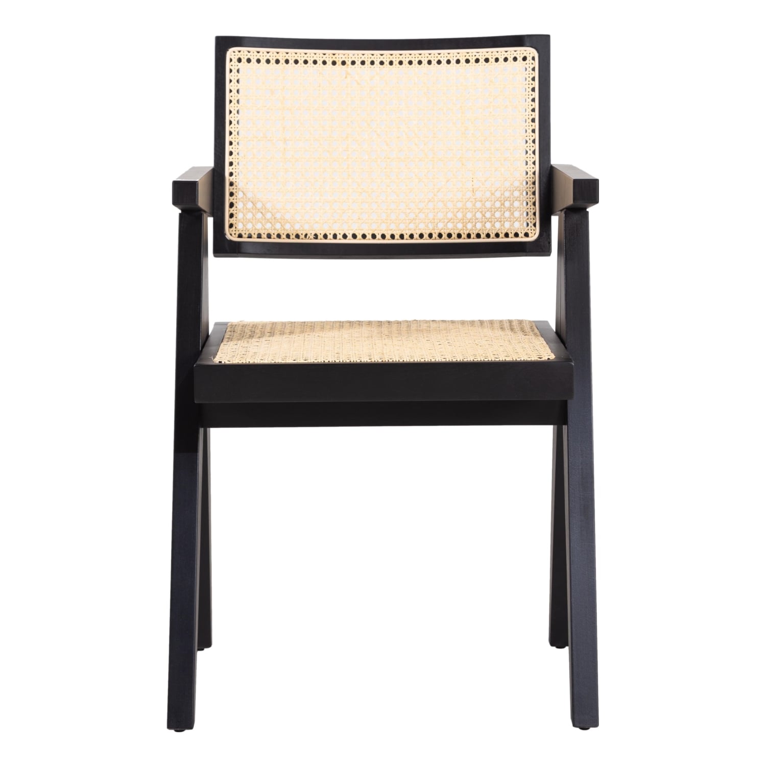 QUILE MASİF AHŞAP HAZERAN SANDALYE SİYAH