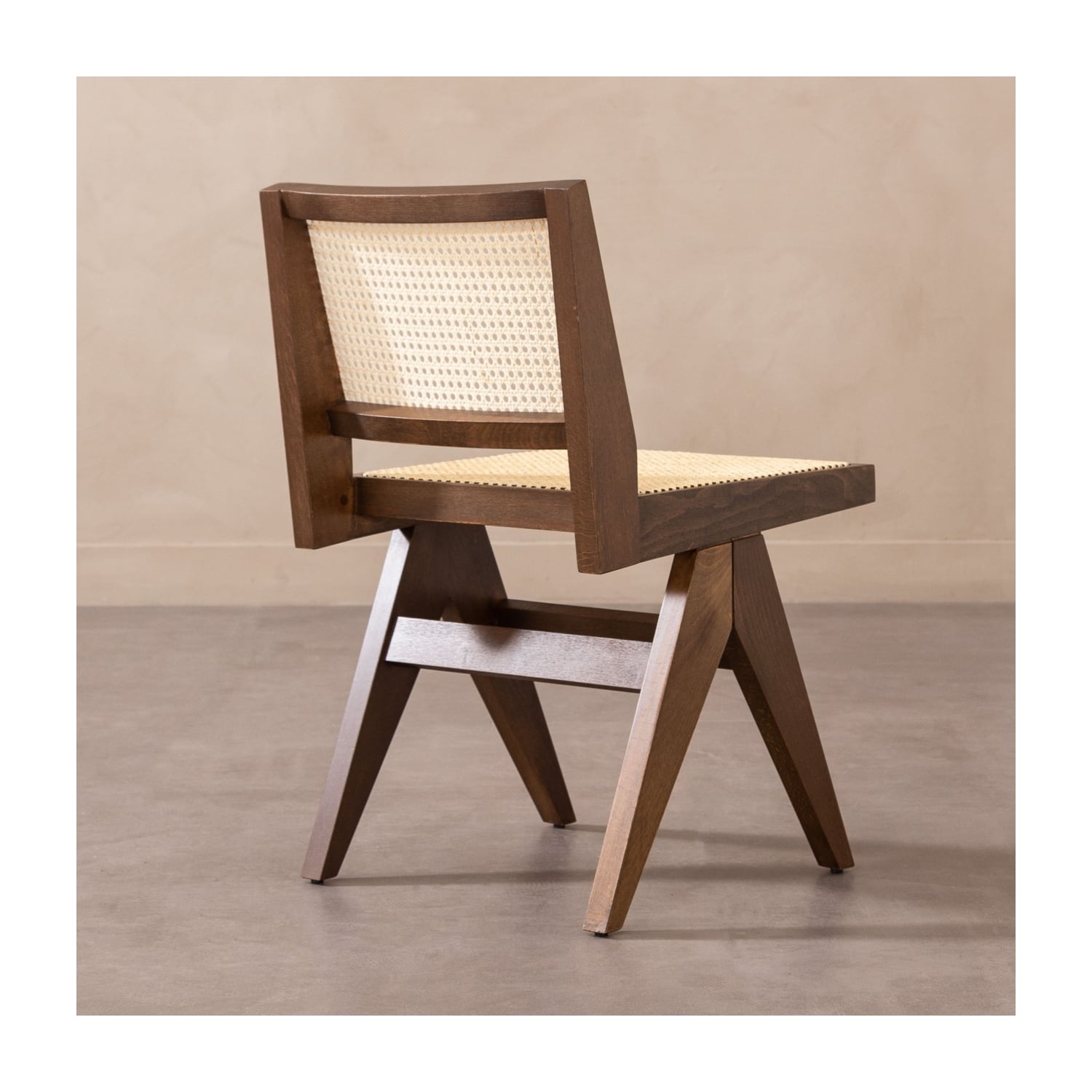 QUILE MASİF AHŞAP HAZERAN SANDALYE CEVİZ