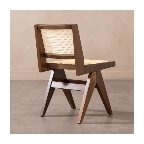  QUILE MASİF AHŞAP HAZERAN SANDALYE CEVİZ