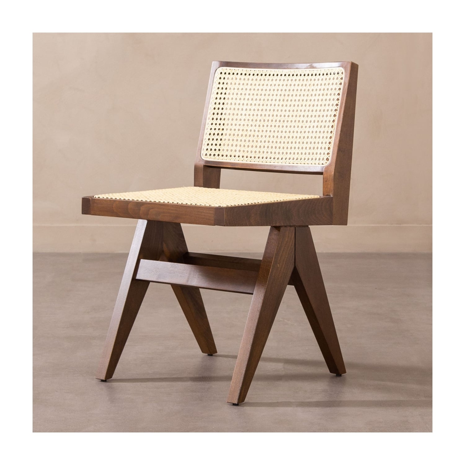 QUILE MASİF AHŞAP HAZERAN SANDALYE CEVİZ