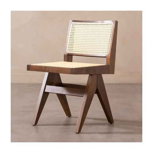  QUILE MASİF AHŞAP HAZERAN SANDALYE CEVİZ