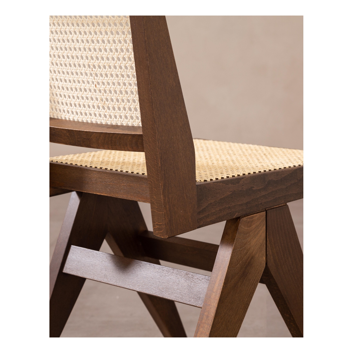 QUILE MASİF AHŞAP HAZERAN SANDALYE CEVİZ