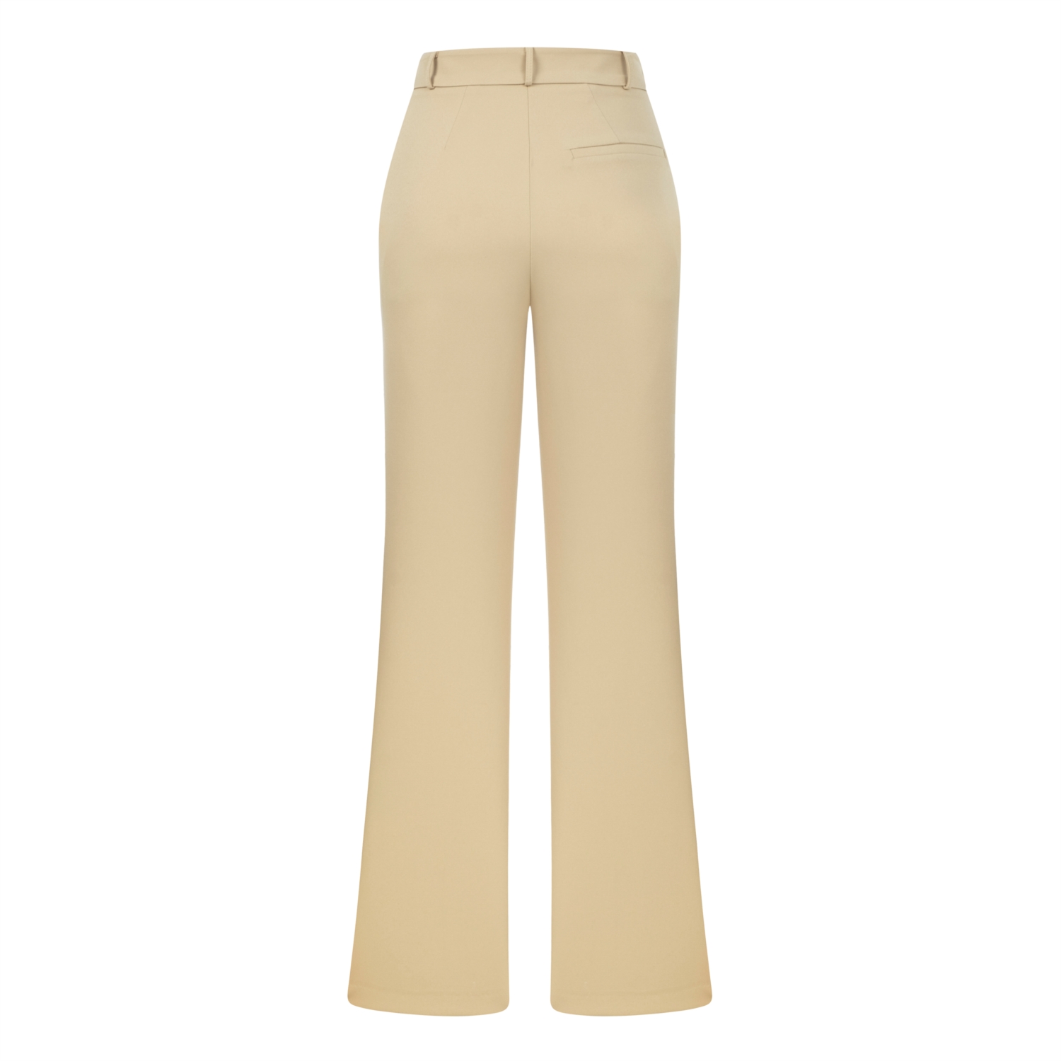 YÜKSEK BEL GENİŞ PAÇA DOKUMA PANTOLON