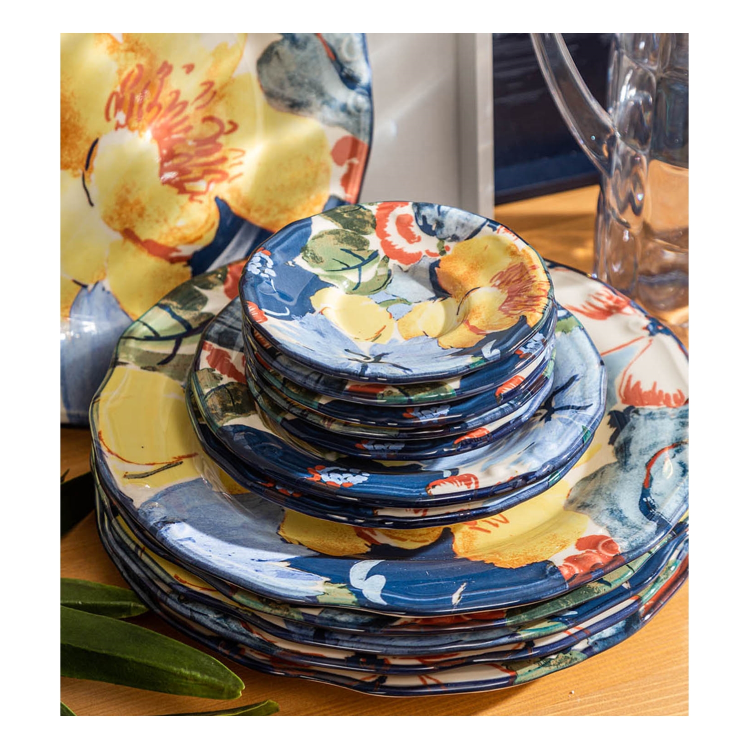 SUMMER LEAVES NEO KAHVALTI SETİ-20 PARÇA