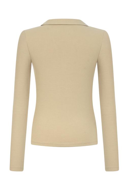  POLO YAKA UZUN KOLLU BASIC T-SHIRT