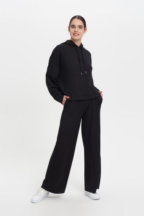  BELİ LASTİKLİ GENİŞ PAÇA EŞOFMAN ALTI