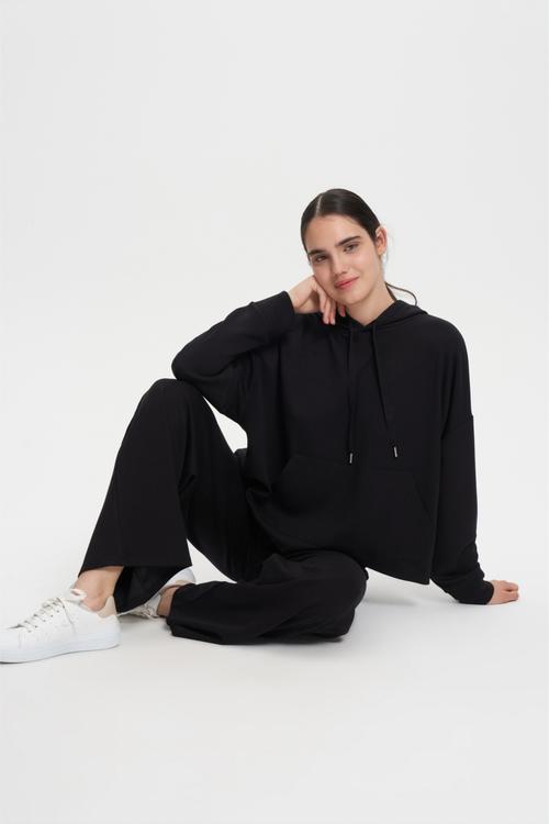  BELİ LASTİKLİ GENİŞ PAÇA EŞOFMAN ALTI