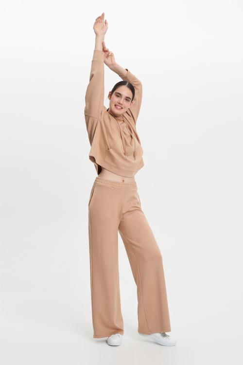  BELİ LASTİKLİ GENİŞ PAÇA EŞOFMAN ALTI