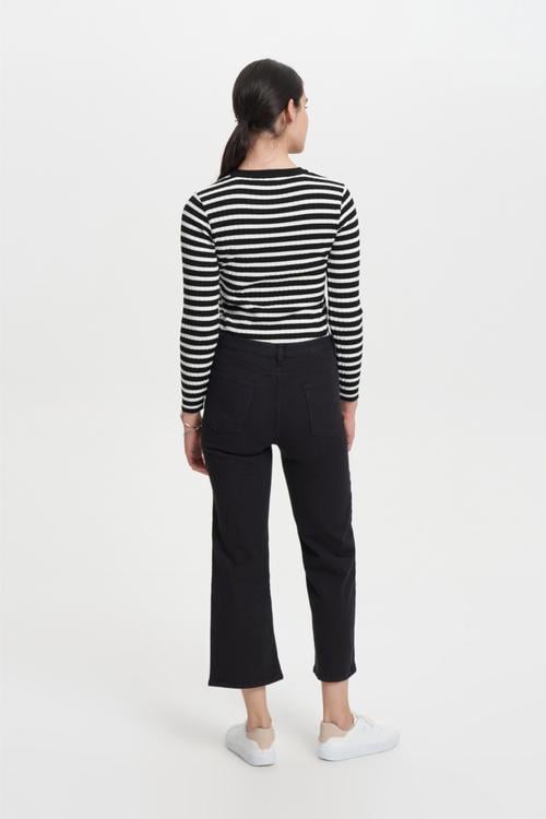  KISA İSPANYOL PAÇA JEAN PANTOLON