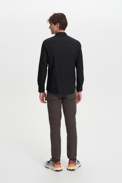  PAMUK KARIŞIMLI VİSKON REGULAR FIT GÖMLEK