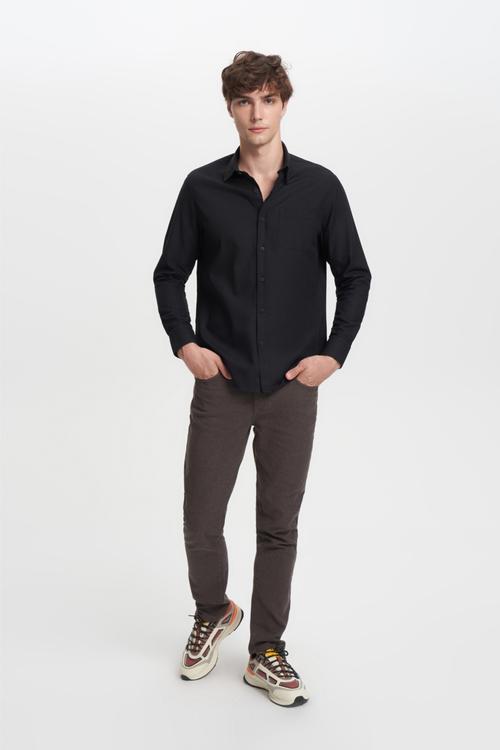  PAMUK KARIŞIMLI VİSKON REGULAR FIT GÖMLEK