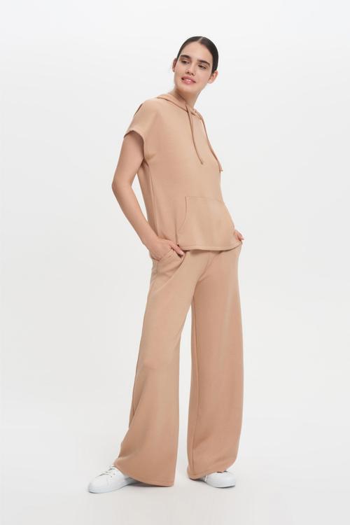  KISA KOLLU KAPÜŞONLU SWEATSHIRT