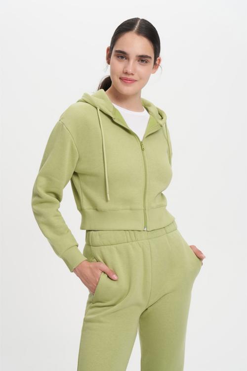  FERMUARLI KAPÜŞONLU SWEATSHIRT