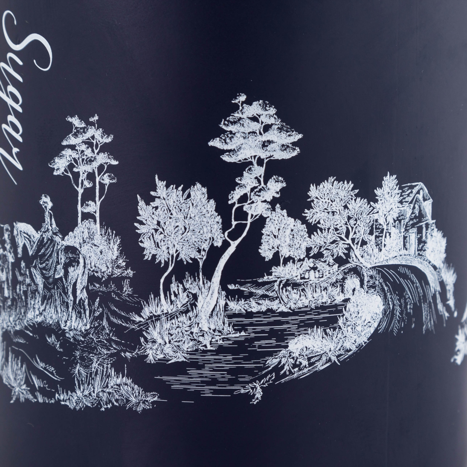 MEDITERRANEAN KAVANOZ-LACİVERT 1400CC SUGAR