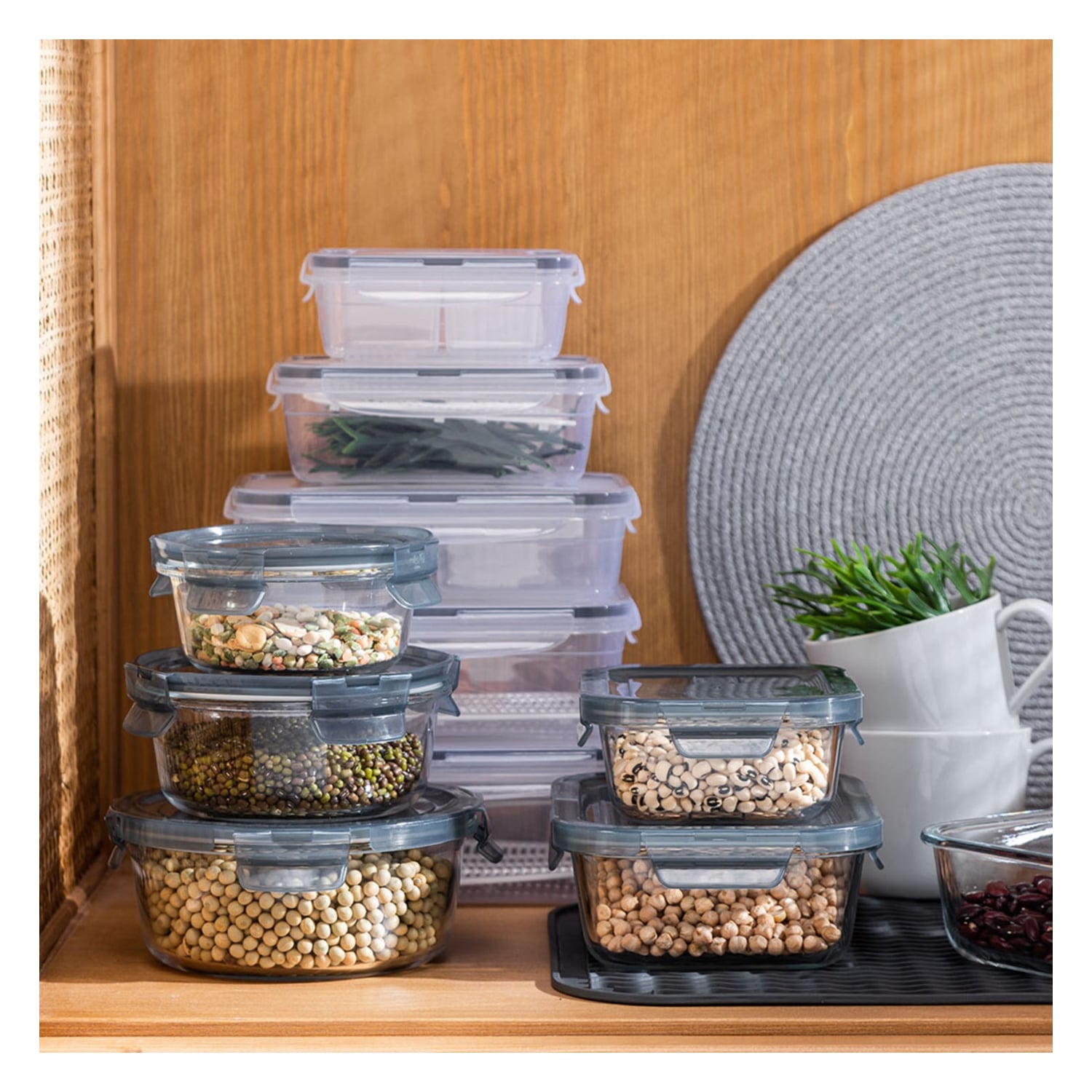 FRESH SAKLAMA KABI 2 BÖLMELİ 18X12 CM