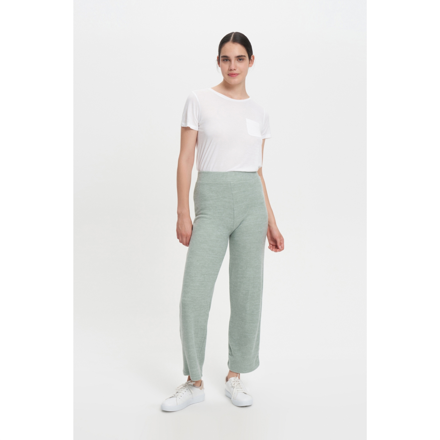 GENİŞ PAÇA TRİKO PANTOLON