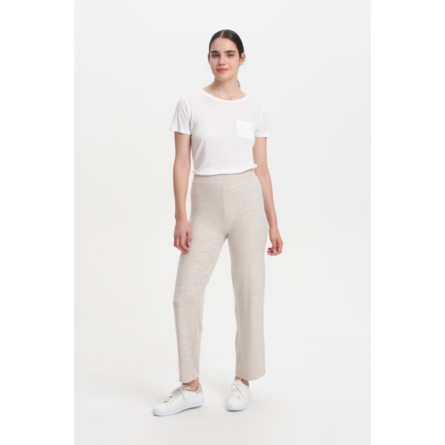 GENİŞ PAÇA TRİKO PANTOLON