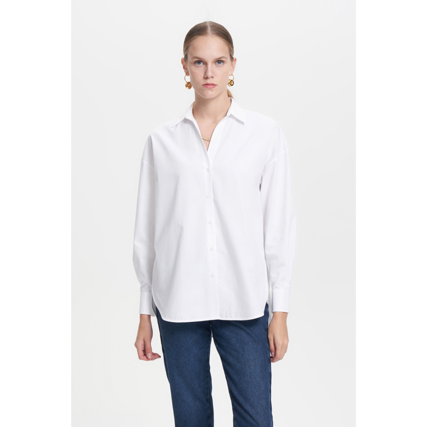 OVERSIZE BASIC GÖMLEK | mudo