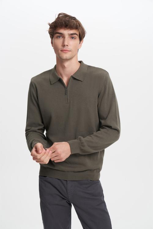  FERMUARLI POLO YAKA KAZAK