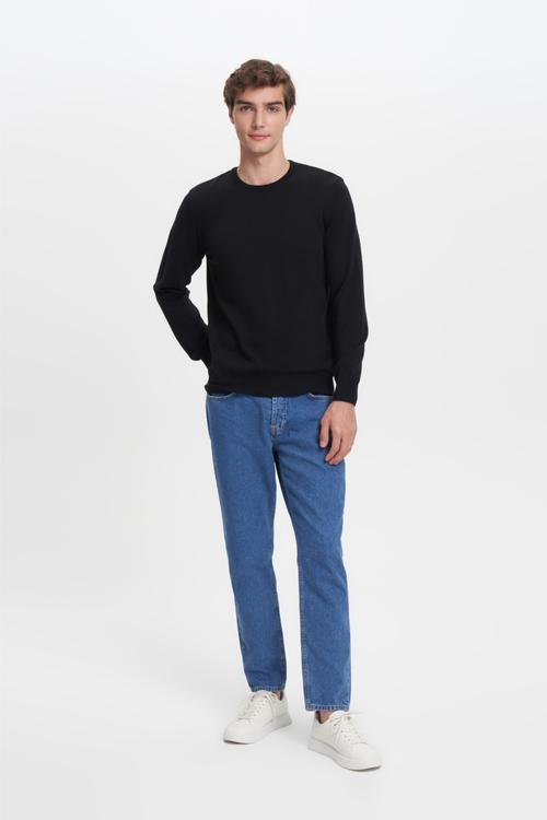  BİSİKLET YAKA BASIC TRİKO KAZAK