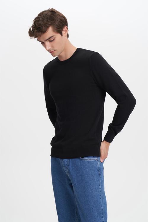  BİSİKLET YAKA BASIC TRİKO KAZAK