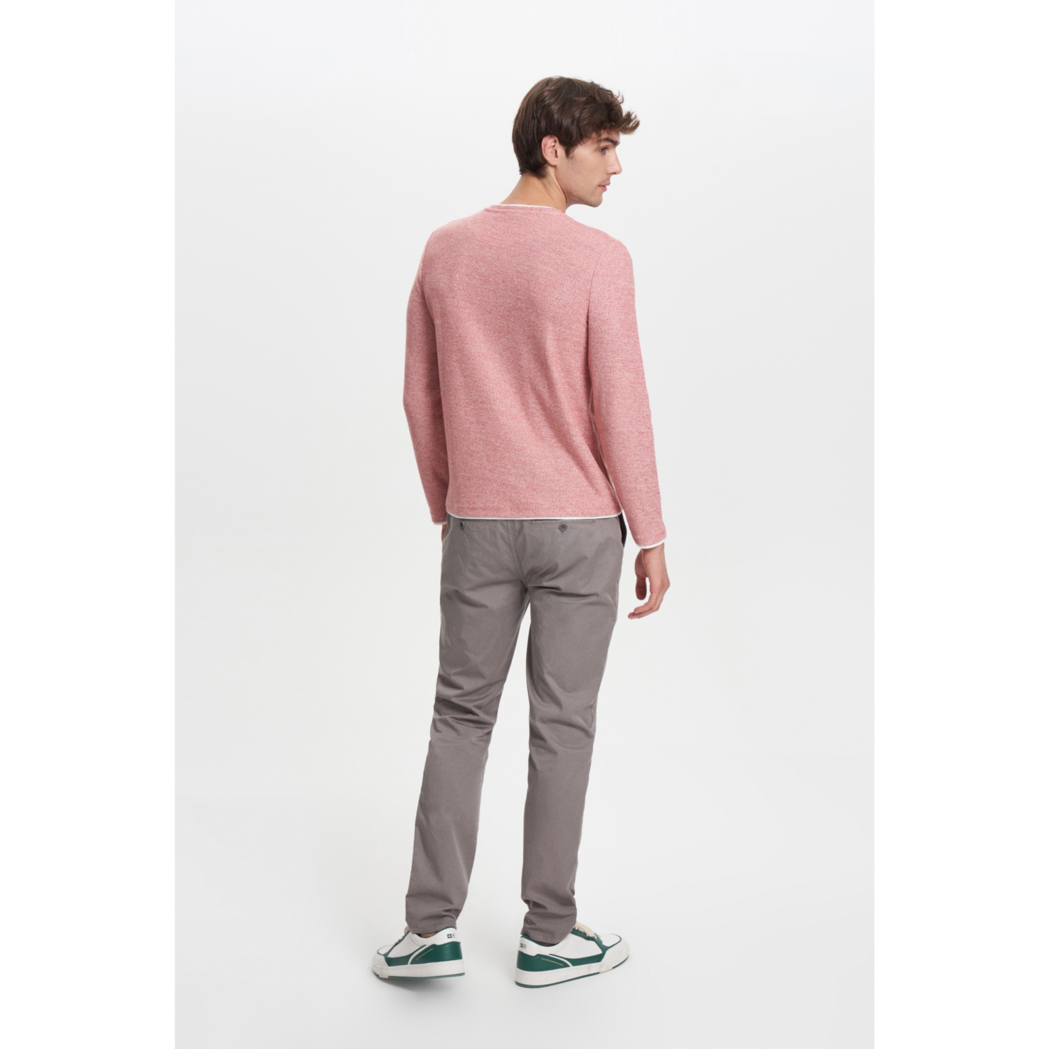 DOKULU BİSİKLET YAKA KAZAK