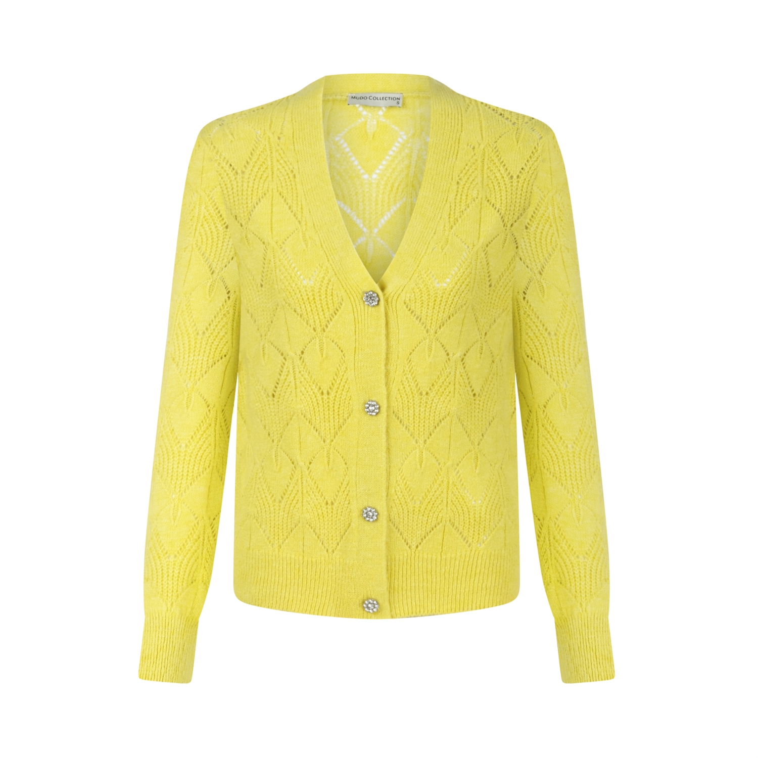 TAŞLI DÜĞME DETAYLI TRİKO HIRKA