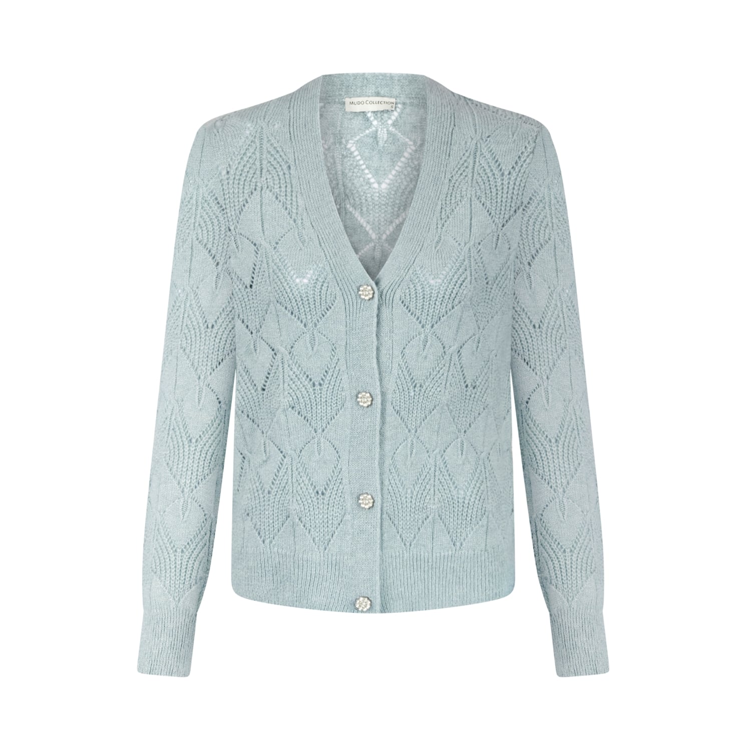 TAŞLI DÜĞME DETAYLI TRİKO HIRKA