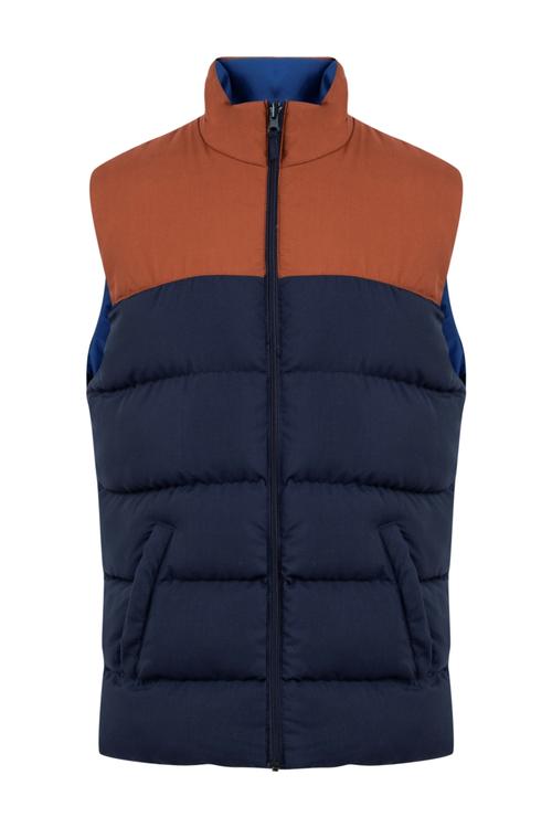  DİK YAKA ÇİFT TARAFLI ŞİŞME YELEK