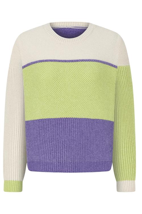  RENK BLOKLU BİSİKLET YAKA TRİKO KAZAK