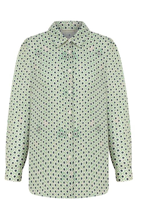  DESENLİ REGULAR FIT VİSKOZ GÖMLEK