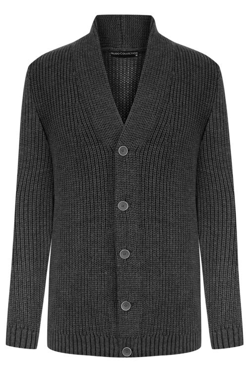  ŞAL YAKA DÜĞMELİ TRİKO HIRKA