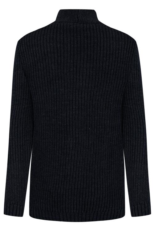  ŞAL YAKA DÜĞMELİ TRİKO HIRKA