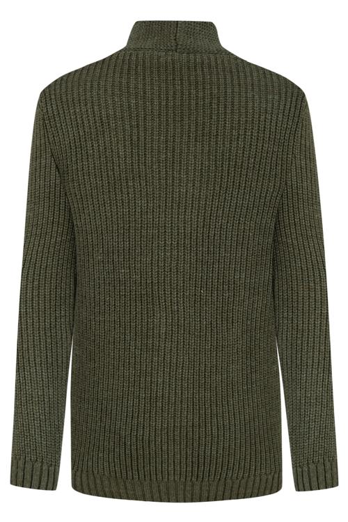  ŞAL YAKA DÜĞMELİ TRİKO HIRKA