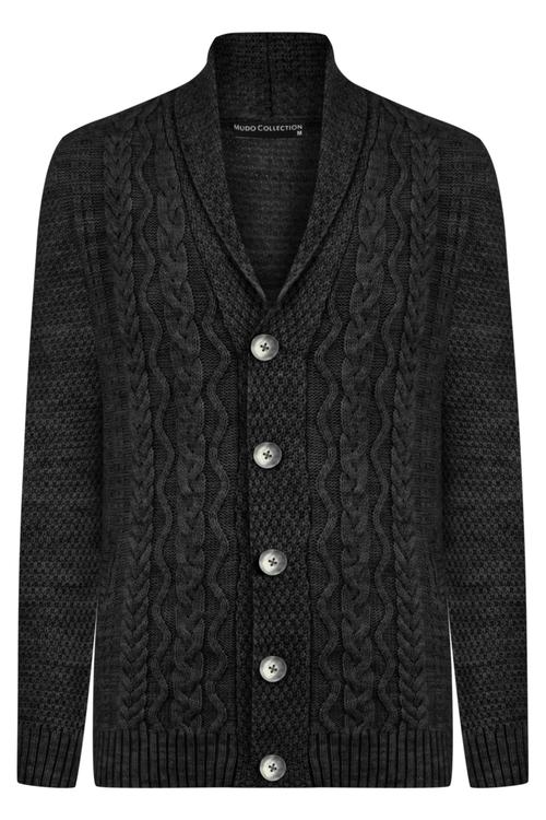  JAKARLI ŞAL YAKA TRİKO HIRKA