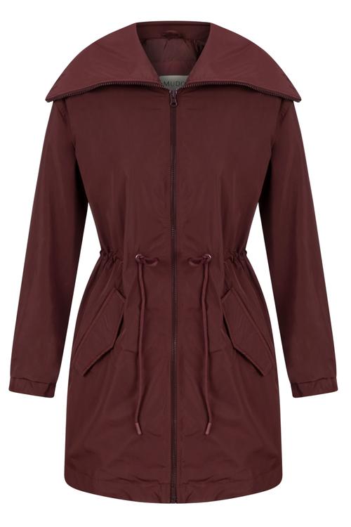  BELİ BAĞLAMALI İNCE PARKA