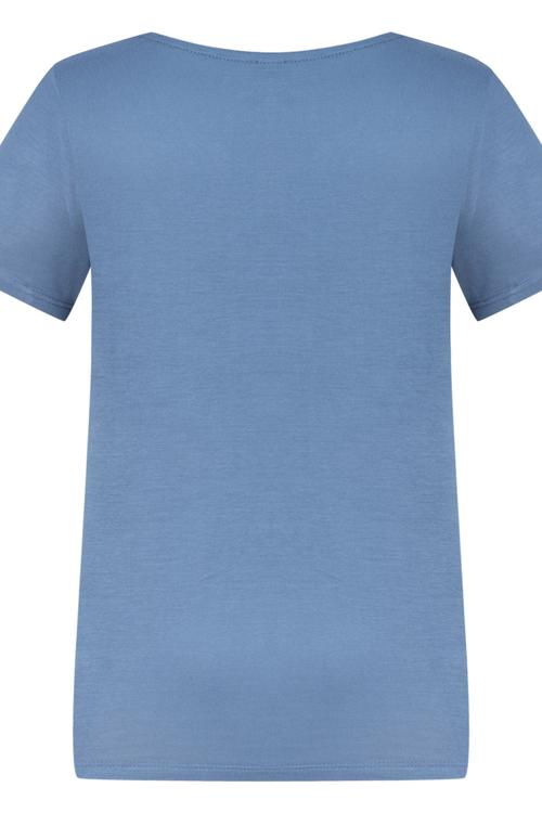  VİSKON KISA KOLLU BASIC T-SHIRT