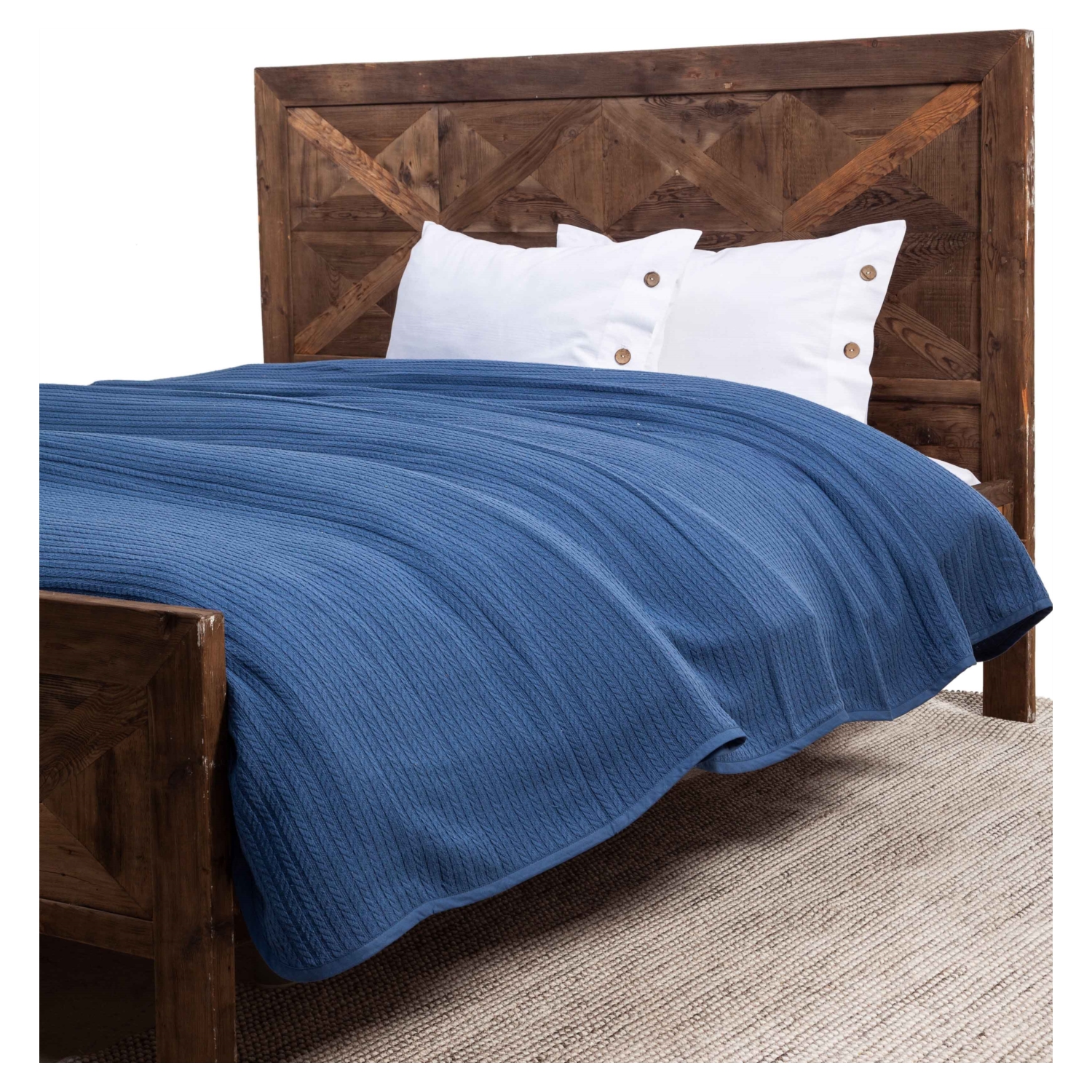 ALLY KING BOY YATAK ÖRTÜSÜ MAVİ 220X240