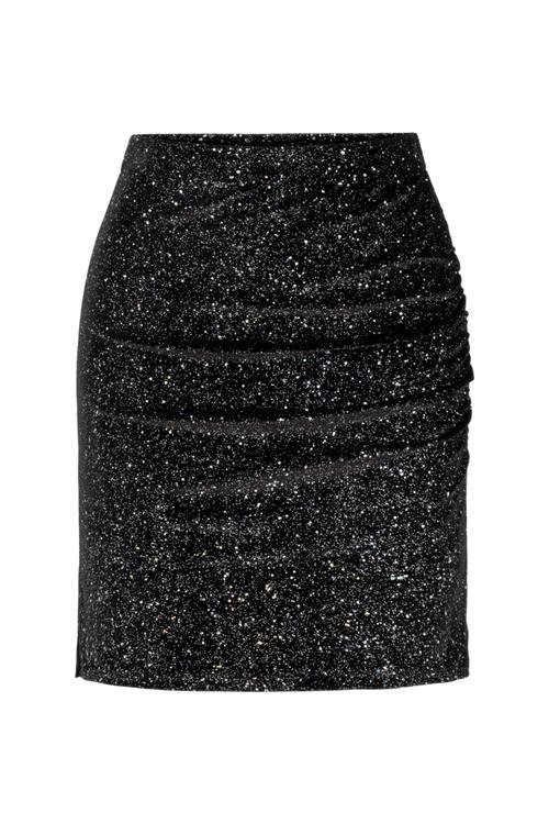  SİMLİ DRAPELİ A FORM MİNİ ETEK