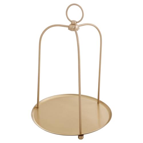  NELLY PİRİNÇ DEKORATİF TEPSİ 26CM