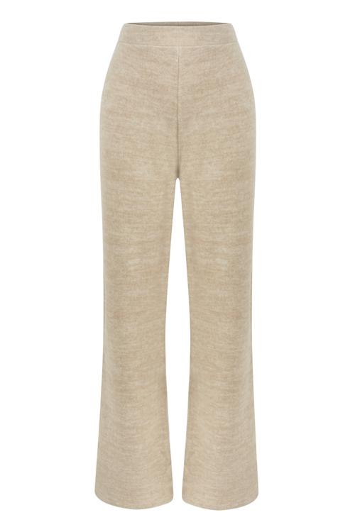  VİSKON KARIŞIMLI GENİŞ PAÇA ÖRME PANTOLON