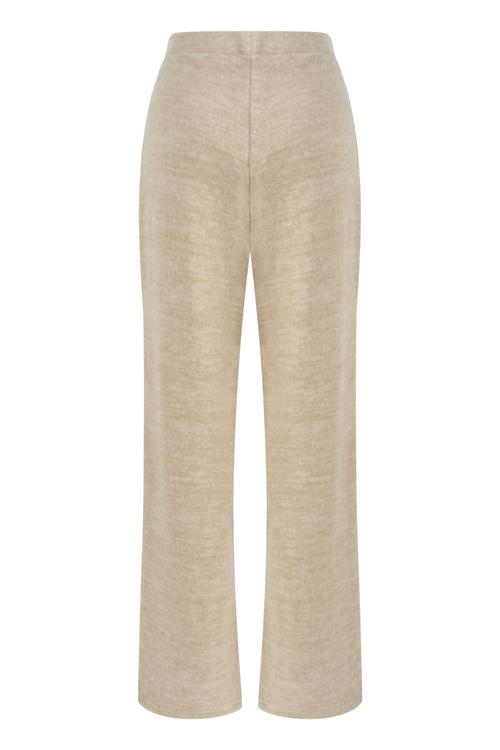  VİSKON KARIŞIMLI GENİŞ PAÇA ÖRME PANTOLON