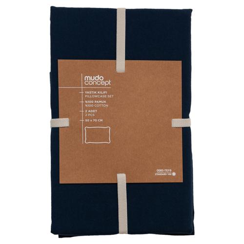  SOHO 2'Lİ YASTIK KILIFI LACİVERT 50X70