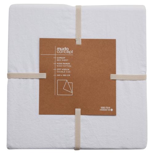  SOHO DÜZ ÇARŞAF BEYAZ 240X260