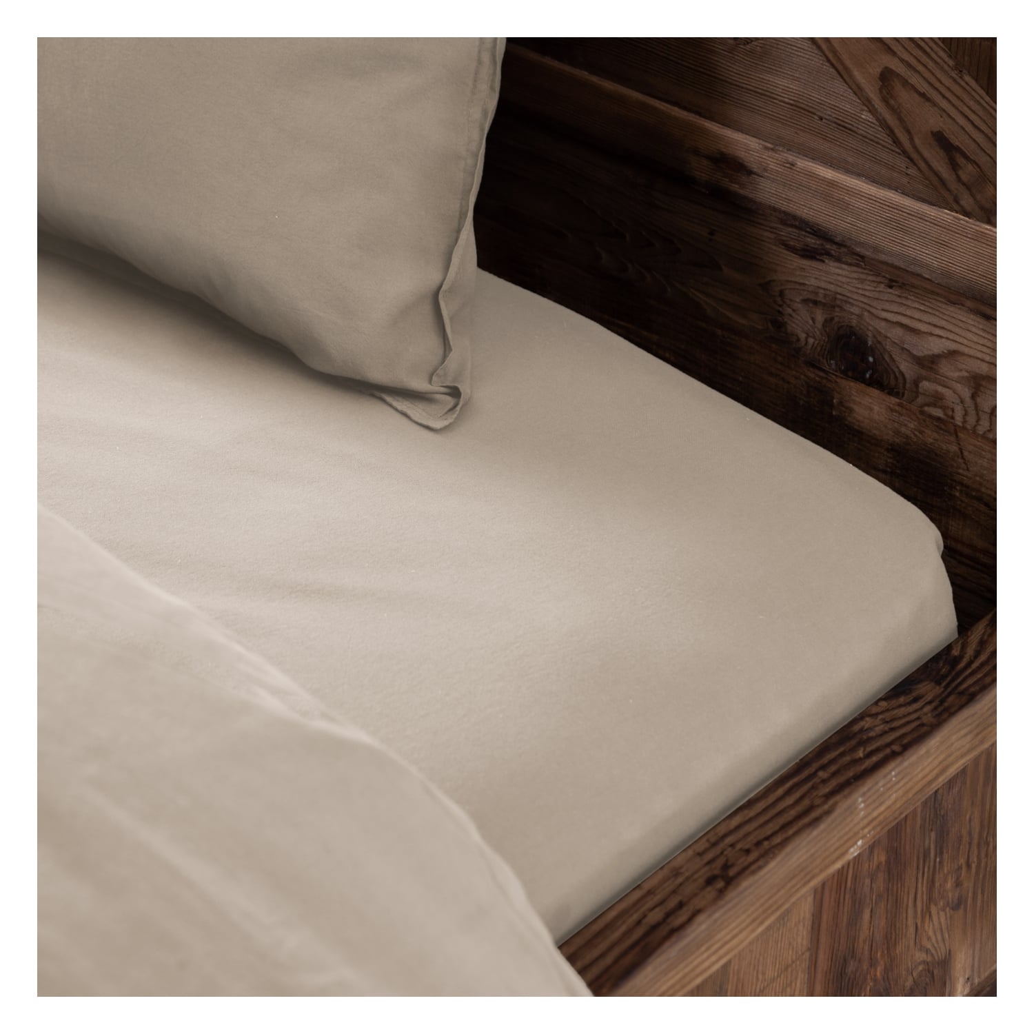 SOHO DÜZ ÇARŞAF TAŞ RENGİ 240X260